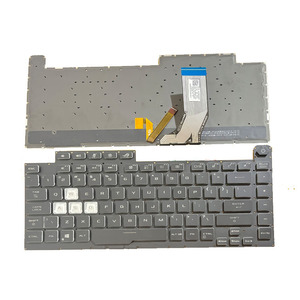 คีย์บอร์ดแล็ปท็อปสำหรับ <span class=keywords><strong>ASUS</strong></span> ROG Strix G531 G531GT <span class=keywords><strong>G531G</strong></span> G512 G512LV G512LW เราคีย์บอร์ด RGB backlit - Product Image 1