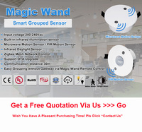 Zigbee Pir Sensor gerak inframerah pemasangan langit-langit, sakelar Hidup/mati otomatis kontrol cahaya tipe Sensor posisi & gerakan