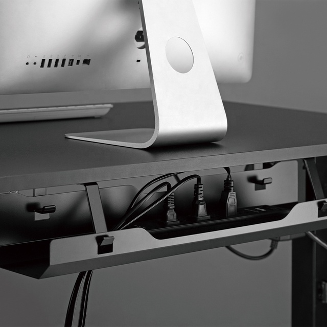 CC11-4 Under Desk Cable Management Tray Cable Cord Organizer Tray for Desk Wire Holder