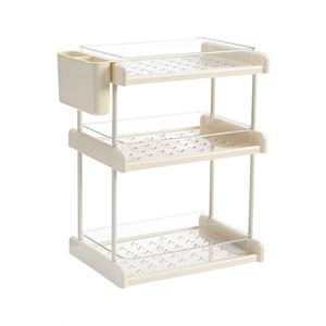 Organizador de Accesorios para Cafetería de 2/3 Niveles, Organizador de Encimera de Baño con Bandeja de Drenaje para Hogar y Oficina - Product Image 5