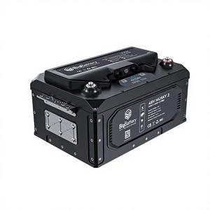แบตเตอรี่ขนาดใหญ่ HUSKY 2 48V 100Ah 5.12kWh ลิเธียมไอออน IP65 ระบบจัดเก็บพลังงานแสงอาทิตย์สำหรับบ้านแบบไฮบริดออลอินวัน สามารถวางซ้อนกันได้ CAN - Product Image 4