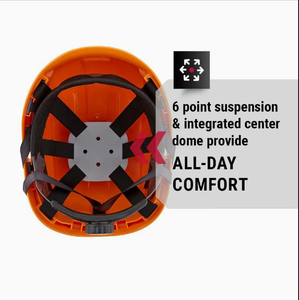 Abs קסדה בטיחות תעשייתית עבור עבודה בגובה גבוה מספק הגנה על הראש החיוני והאבטחה - Product Image 6