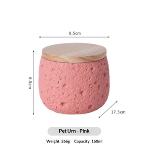 環境に優しいペット用骨壷、猫と犬のための棺、防水密閉型メモリアル骨壷、パーソナライズされた生分解性葬儀用棺 - Product Image 4