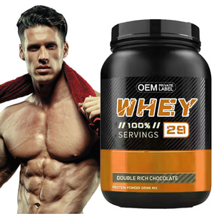 אבקת חלבון מי גבינה אורגנית של Oem למבוגרים, מספקת אנרגיה, תוסף חלבון איכותי לבניית שרירים - לא מתאים לנשים בהריון - Product Image 1