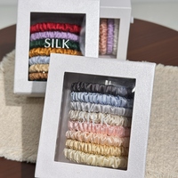 Lot de chouchous en soie de mûrier 100% pure pour les vendeurs e-commerce, achat en gros
