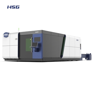 เครื่องตัดไฟเบอร์เลเซอร์แบบโต๊ะคู่ HSG Laser Enclosed รุ่น 4020 ทำจากสแตนเลส กำลังไฟ 20000w สำหรับตัดเหล็กดำ - Product Image 6