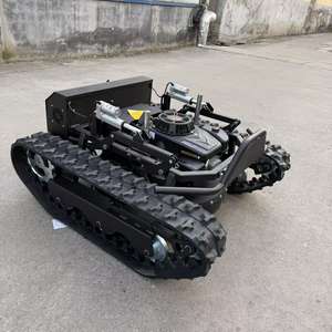 Robot tondeuse intelligent télécommandé à braquage zéro, moteur essence 224cc, décharge arrière, avec <span class=keywords><strong>lame</strong></span> et chasse-<span class=keywords><strong>neige</strong></span> - Product Image 5