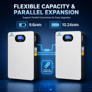 Sistema de Almacenamiento de Energía INEDGE POWER OEM ODM para el Hogar, Batería de Energía Solar Híbrida Todo en Uno de <span class=keywords><strong>10kw</strong></span>, 10kWh, 16kWh, Montada en Pared, LiFePO4 - Product Image 1