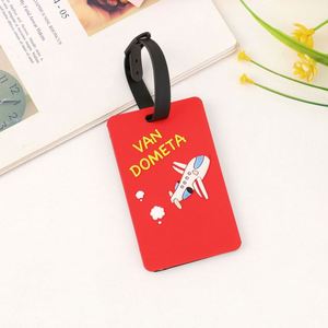 ออกแบบป้ายติดกระเป๋าเดินทางแบบกำหนดเอง ทำจากยางพีวีซีเนื้อนุ่ม เพื่อป้องกันการสูญหายของบัตรขึ้นเครื่องและป้ายติดกระเป๋า - Product Image 5