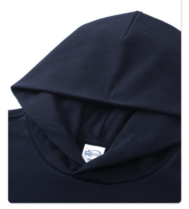 Sweat-shirt unisexe à coupe régulière, 100% coton, à épaules tombantes, en molleton, avec logo personnalisé, à capuche, pour homme, grande taille, coupe-vent d'automne - Product Image 2