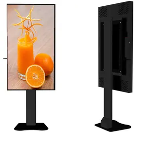 Indoor Winkel Winkel Tv Display Digital Signage Elektronische Displays Mall Lcd Monitor Dubbele Venster Scherm