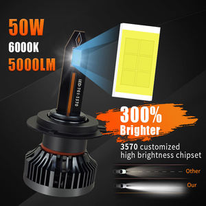 Car Led Headlight Waterproof <b>White</b> 6500k H4 Mini Sized Headlight <b>Bulbs</b> Spotlight Car Led Headlight <b>Bulbs</b> for Truck - Product Image 4