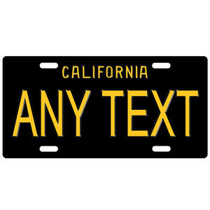 Placa de matrícula de coche de aluminio de Metal en relieve California personalizada, placa de matrícula, placa de matrícula de vehículo - Product Image 4