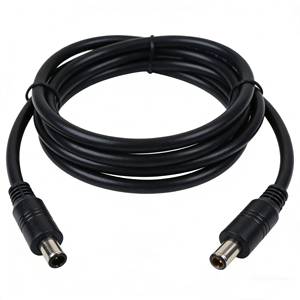 18AWG DC72 Stranded PVC Industrial Power Male to Male Black Extension <strong>Cable</strong> 15CM 60CM 90CM for CCTV Camera - Product Image 1