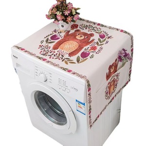 Flores antideslizantes <span class=keywords><strong>Lavadora</strong></span> floral Alfombrilla superior Arandela <span class=keywords><strong>Protector</strong></span> superior <span class=keywords><strong>para</strong></span> lavandería Cocina Hogar - Product Image 1