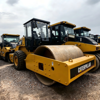 Compacteur vibrant d'occasion Caterpillar CS583 CS683 CS-683E d'origine japonaise en parfait état de fonctionnement