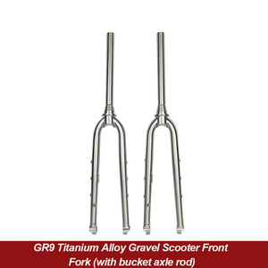 Fourche de vélo en alliage de titane GR9 700*45C, axe conique, avec passage de câbles interne/semi-intégral, sans <span class=keywords><strong>suspension</strong></span> - Product Image 1