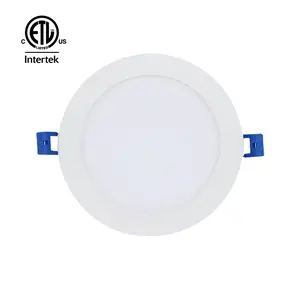 Round Led Panel Light DC Flexible Led Light Panel For Home Good Quality Cheap Price Recessed 12W 120V ETL Flat Led Flat Panel Lighting Round Shape 120