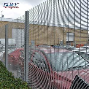 Clôture de sécurité 358 anti-escalade en fil de <span class=keywords><strong>fer</strong></span> à faible teneur en carbone, haute visibilité, 2,5 m et 3 m de haut - Product Image 1