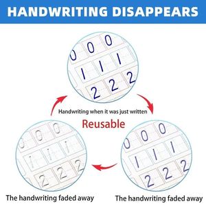 Giáo dục khác đồ chơi Montessori Pháp <span class=keywords><strong>4</strong></span> cái Bộ ma thuật chìm tái sử dụng cuốn sách thực hành cho trẻ em đầu giáo dục - Product Image 4