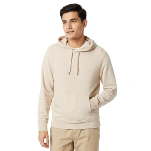 Sweat à capuche surdimensionné personnalisé pour homme 2025, 100 % coton, grammage lourd, avec cordon de serrage et motif brodé - Product Image 1