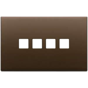 4Mx4 Flat Dark Bronze Brushed <b>Plate</b> 14.7x9.7x1.4 Wall <b>Switch</b> Cover - Product Image 1