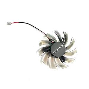 Ventilateur GPU 75MM 3PIN T128010SM pour GIGABYTE <span class=keywords><strong>GTX</strong></span> <span class=keywords><strong>460</strong></span> 465 560 Ti 580 650 750Ti GT440 GT610 GT730 HD 6850 - Product Image 2