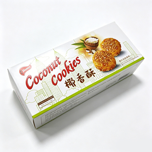Boîte d'emballage en carton <span class=keywords><strong>blanc</strong></span> pour biscuits, cadeau d'anniversaire, collation, pâtisserie, bonbons, flocons de neige, boîte d'emballage personnalisée - Product Image 2