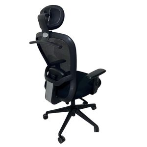 Chaise de bureau ergonomique à dossier en maille, design moderne et abordable, avec dossier haut et soutien lombaire, chaise de bureau confortable - Product Image 1