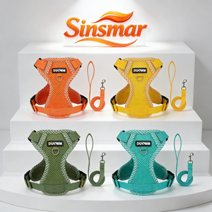 Tali Tarik Model Rompi untuk Kucing & Anjing Kecil dengan Bahan Poliester Anti-Robek, Bernapas, dan Reflektif - Product Image 1