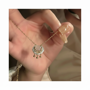 Vendita calda di tendenza Vintage oro rosa collane di perle per donne e bambini gioielli di moda di lusso-commercio all'ingrosso - Product Image 2