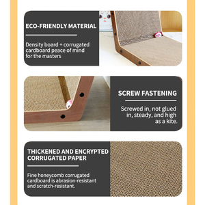 Rascador <span class=keywords><strong>de</strong></span> gato <span class=keywords><strong>de</strong></span> cartón montado en la <span class=keywords><strong>pared</strong></span> <span class=keywords><strong>de</strong></span> 25,6 pulgadas, juguete 50 LH <span class=keywords><strong>para</strong></span> <span class=keywords><strong>gatos</strong></span> <span class=keywords><strong>de</strong></span> <span class=keywords><strong>gimnasio</strong></span>, 65cm, protección <span class=keywords><strong>de</strong></span> muebles, almohadilla <span class=keywords><strong>para</strong></span> rascar <span class=keywords><strong>gatos</strong></span>, cama hecha <span class=keywords><strong>de</strong></span> papel - Product Image 5