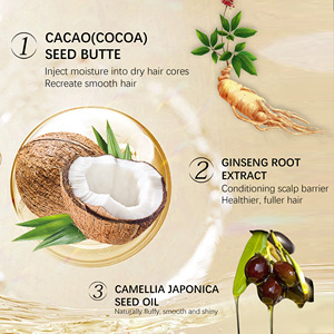 Shampooing Antichute Professionnel à Marque Blanche en Gros, Nettoyant en Profondeur, Contrôle du Sébum, à la Noix de Coco, <span class=keywords><strong>Sans</strong></span> Parabènes, Soin Capillaire Professionnel - Product Image 4