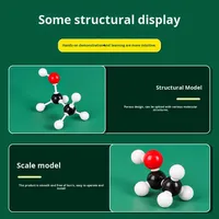 Matériel de laboratoire de chimie : Modèle de structure moléculaire chimique, modèle de cristal, équipement de démonstration atomique de molécules organiques