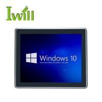 Panel de pantalla táctil industrial sin ventilador impermeable IP65 de 10,1 pulgadas PC I3 10110U I5 I7 en stock