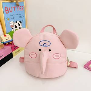 กระเป๋าเป้เด็กการ์ตูนช้างน่ารักใหม่ สำหรับเด็กอนุบาล ชายหญิง กระเป๋าใส่ขนมสุดเทรนดี้ กระเป๋าหนังสือขนาดเล็กน้ำหนักเบาสำหรับเด็กวัยเตาะแตะ - Product Image 4