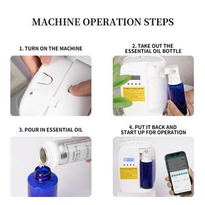 Custom <b>Aroma</b> Flat Wall Hanging Essential Oil <b>Diffuser</b> >200ml USB Smart PCB/App WiFi Controlled Remote Air Purifying <b>Diffuser</b> - Product Image 6