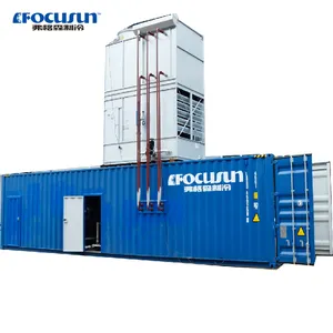 Accurate temperature control PLC Evaporative-cooled low temperature water outlet Water chiller