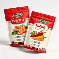 Sachet Doypack Personnalisé Imprimé avec Fermeture Éclair pour Emballage Alimentaire : Assaisonnements, Bouillon en Poudre, Épices, Piment