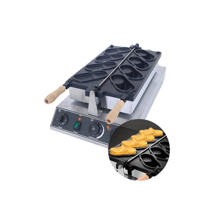 <span class=keywords><strong>Gaufrier</strong></span> électrique compact en forme de chaussures (4 empreintes) pour cuisines professionnelles, petits cafés, boutiques de cadeaux, restaurants et hôtels - Product Image 3