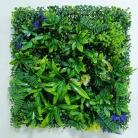 Mur végétal artificiel classique en plastique, résistant aux intempéries, panneaux de feuillage modernes, installation facile, décoration verticale pour fêtes