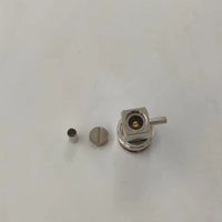 Câble d'antenne BNC RG316 50 Ohms, connecteur coaxial RF étanche pour CCTV, mâle, à angle droit, à sertir