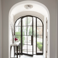 Diseño de puertas y ventanas de acero, precio más bajo