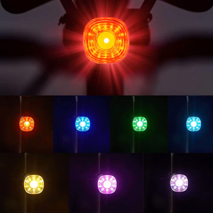 Feu Arrière de Vélo Intelligent 400 mAh, Éclairage LED Étanche Type-C pour la Sécurité Nocturne, Lumière de Frein Avertisseur Arrière - Product Image 3