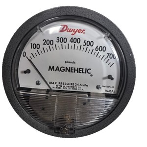 Manomètre différentiel Dwyer Magnehelic 2000-60Pa-BA 0 à 700 Pascals pour la mesure de micro-pression HVAC - Product Image 4