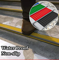 Bande de protection d'escalier auto-adhésive en TPE+ antidérapante en forme de U, service de découpe disponible (9-40mm)