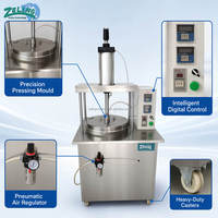 Machine industrielle automatique pour la fabrication de crêpes et de tortillas, presse à pâte pour un diamètre de 20 à 80 cm, machine à cuire les roti, certifiée CE