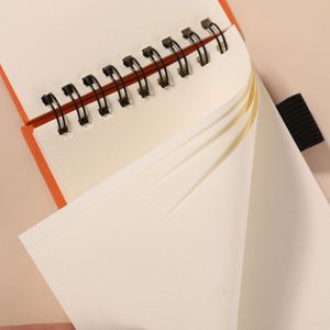 Bloc de Notas Ecológico con Tapa Abatible de Color Sólido, Mini Libreta de Bolsillo Portátil, Páginas Desprendibles, Bolígrafo, Cubierta Personalizable con Logotipo, China XL-HBBQ - Product Image 3