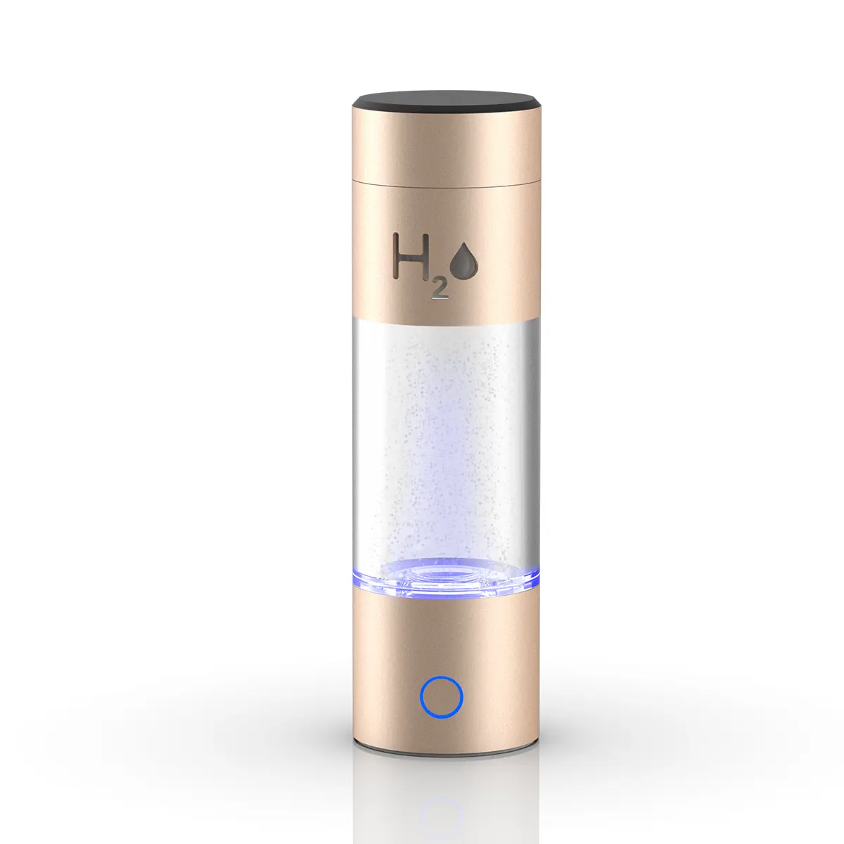 Taşınabilir Nano hidrojen zengin su jeneratörü şişe iyonlaştırıcı makinesi su elektroliz iyonlaştırıcı hidrojen su şişesi