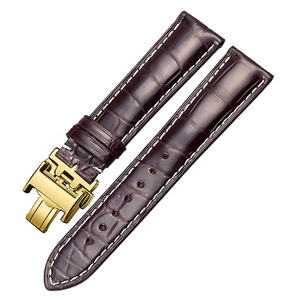 Haute qualité 15 18 <span class=keywords><strong>19</strong></span> 20 21 22 <span class=keywords><strong>mm</strong></span> véritable <span class=keywords><strong>bracelet</strong></span> de <span class=keywords><strong>montre</strong></span> en alligator pour hommes phares <span class=keywords><strong>montre</strong></span> <span class=keywords><strong>bracelet</strong></span> de <span class=keywords><strong>montre</strong></span> en cuir de crocodile - Product Image 6